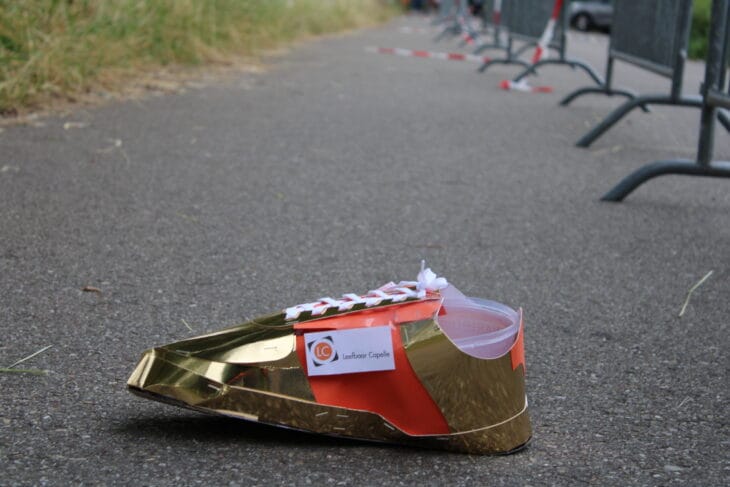 De sportschoenen van Leefbaar CApelle